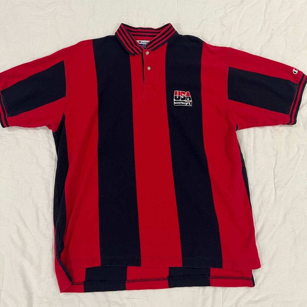 Vintage 90’s USA basketball Champion Polo